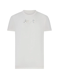 Fendi Logo Embroidered Crewneck T-Shirt