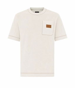 Fendi Logo Patch Crewneck T-Shirt
