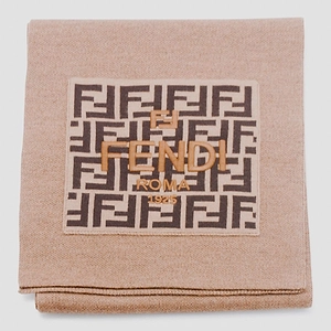 Fendi Kids Ff Logo Patch Junior Scarf