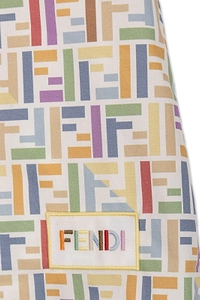 Fendi Kids Ff-Logo Zipped Dress