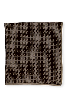 Fendi Kids Ff Monogram Blanket