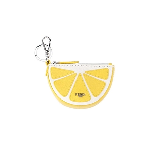 Fendi Logo Plaque Lemon Charm