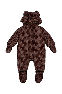 Fendi Kids Ff Motif Hooded Coat