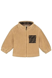 Fendi Kids Ff-Motif Fleece Jacket