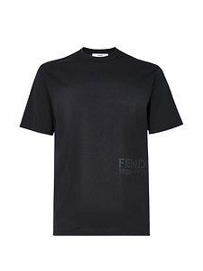 Fendi Logo Printed Crewneck T-Shirt