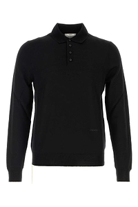 Fendi Long-Sleeve Polo Knitted Top