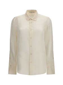 Fendi Long Sleeved Jacquard Shirt
