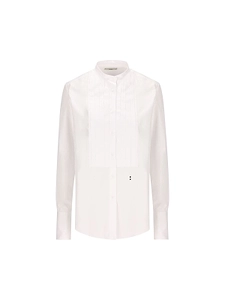 Fendi Long Sleeved Slim-Fit Poplin Shirt