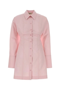 Fendi Long Sleeved Poplin Shirt Dress
