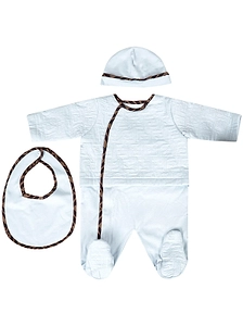 Fendi Kids Ff-Trim Three Pieces Tracksuits
