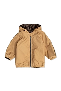 Fendi Kids K-Way All-Over Ff Printed Reversible Jacket
