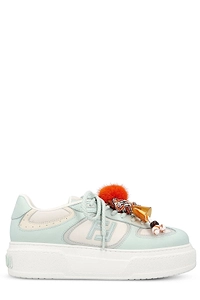Fendi Match Platform Low-Top Sneakers
