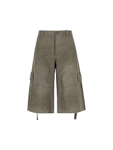 Fendi Mid-Rise Wide Leg Bermuda Shorts