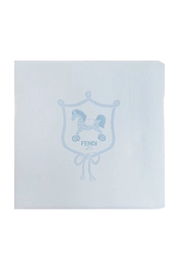 Fendi Kids Logo Detailed Blanket