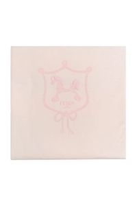 Fendi Kids Logo Detailed Blanket