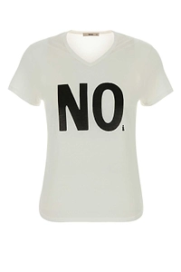 Fendi No Printed V-Neck T-Shirt
