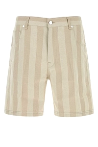 Fendi Pequin Striped Bermuda Shorts