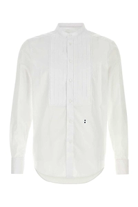 Fendi Pintucked Bib Shirt