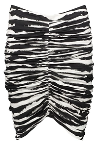 Gathered Midi Skirt