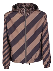 Fendi Reversible Hooded Windbreaker