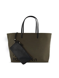 Fendi Roll Large Canvas Tote Bag
