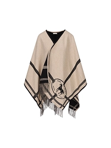 Fendi Selleria Fringed Poncho