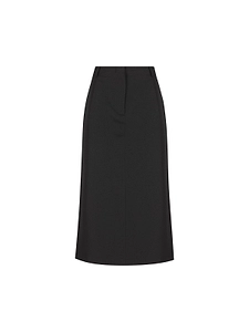 Fendi Side-Slit Tailored Midi Skirt