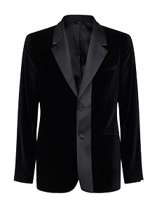 Fendi Single Breasted Velvet Blazer
