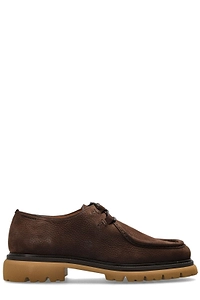 Ferragamo Stanley Lug-Sole Lace-Up Shoes