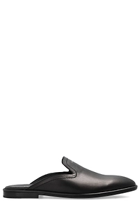 Ferragamo Logo Printed Slip-On Mules
