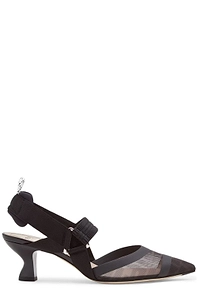 Fendi Slingback Pointed Toe Pumps