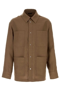 Fendi Solid Pocket Blouson Jacket