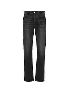 Fendi Logo Patch Straight-Leg Jeans