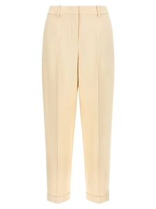 Fendi Straight-Leg Pleated Tailored Trousers