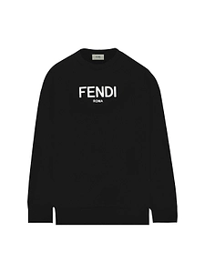 Fendi Kids Roma Printed Crewneck Sweatshirt