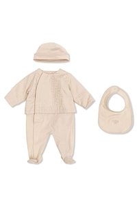 Fendi Kids Set Of Three Babygrown Set