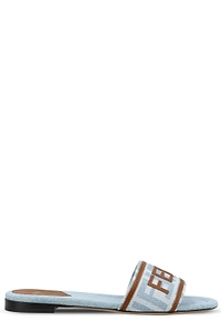 Fendi Sunshine Ff Jacquard Slides