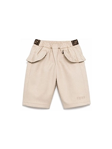 Fendi Kids Ruffled Straight Leg Pants