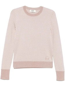 Fendi Textured Knit Pullover