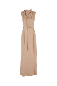 Fendi Tied-Bow Sleeveless Maxi Dress
