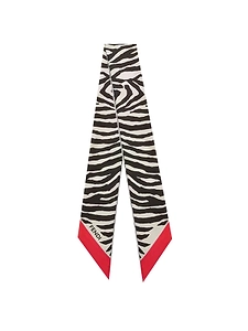 Fendi Tiger Animalier Print Wrappy Scarf