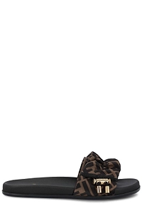 Fendi Toggle Fastening Ff Slide Sandals