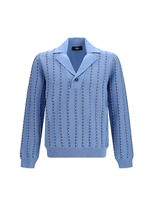 Fendi Long Sleeved V-Neck Knitted Jumper