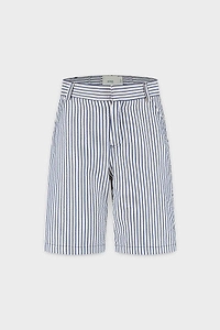 Fendi Kids Striped Seersucker Bermudas