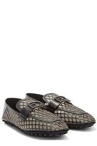 Fendi Tube Logo Flat Mules