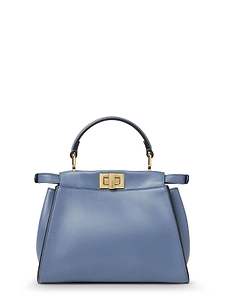 Fendi Turn-Lock Top Handle Shoulder Bag