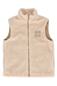 Fendi Kids Teddy-Effect Gilet