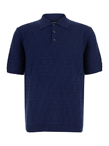 Fendi Logo Detailed Short-Sleeved Polo Shirt