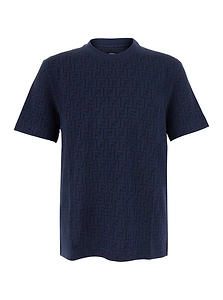 Fendi Logo Detailed Crewneck T-Shirt