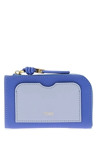 Fendi Vit King Cruis Zip Card Case Wallet